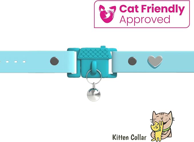 Kittyrama Aqua Kitten Collar - Image 2
