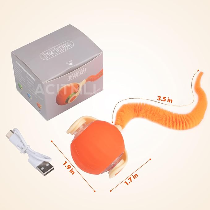 Interactive Cat & Dog Toy Ball, Automatic Moving/Jumping/Bouncing, Smart Pet - Image 7