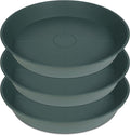 3 Pack of 25 26 inch Plant Saucer, 4.2" Depth, Large Deep Plastic Flower by Bleuhome