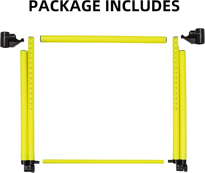 3Pcs Hurdles Training Equipment, Adjustable Height Hurdles Track and Field - Image 4