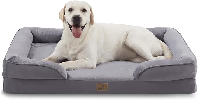 Bedfolks Orthopedic Dog Bed XL, Waterproof Dog Sofa Bed by Bedfolks