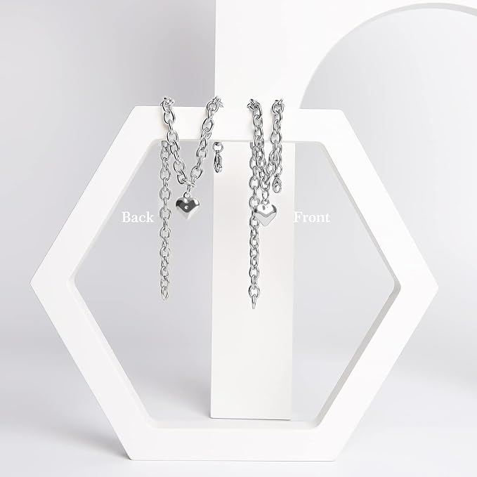 HOWWFALY Dog Collar and Dog Chain Necklace Stainless Steel Adjustable 18K - Image 5