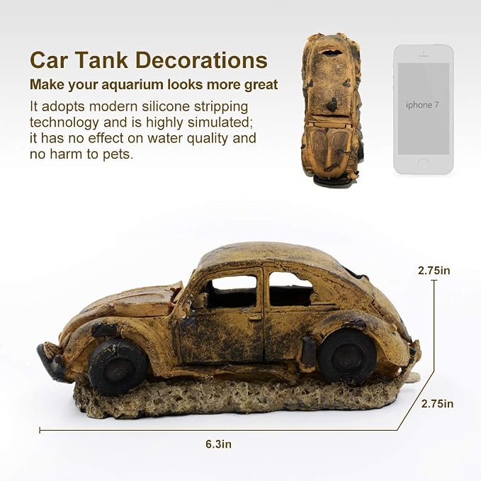 boxtech Decorations for Aquarium, Aquarium Resin Ornament Decorations, - Image 3