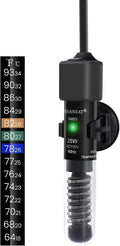 AQUANEAT Aquarium Heater, 25W Small Betta Fish Tank Heater, Mini Preset Water by Aquaneat