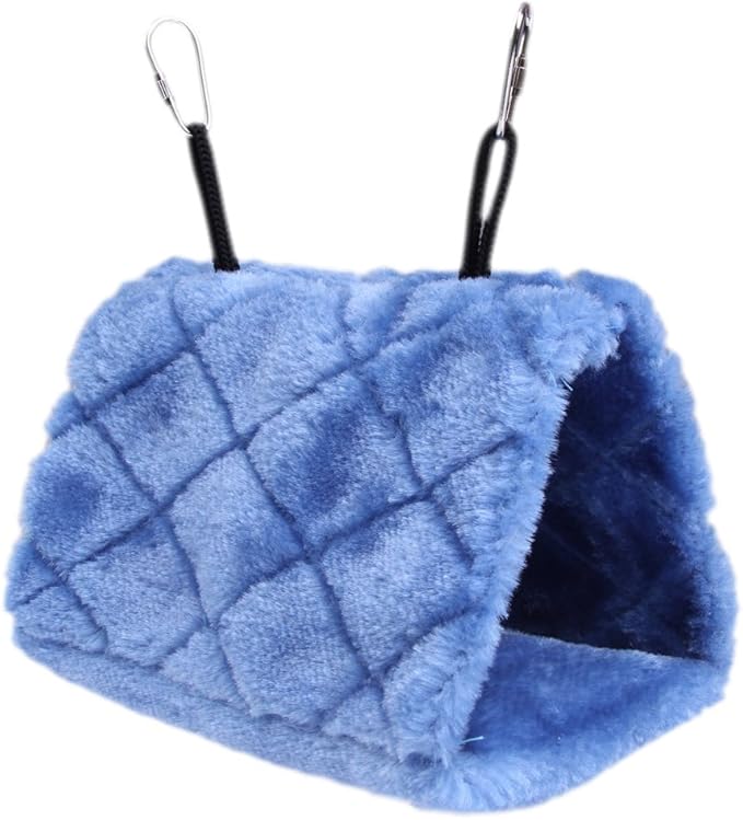 Vktech® Plush Snuggle Bird Hammock Hanging Snuggle Cave Happy Hut Bird Parrot - Image 4