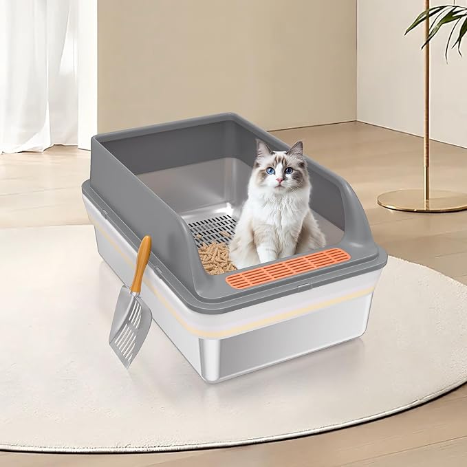 Stainless Steel Sifting Litter Box - Image 6