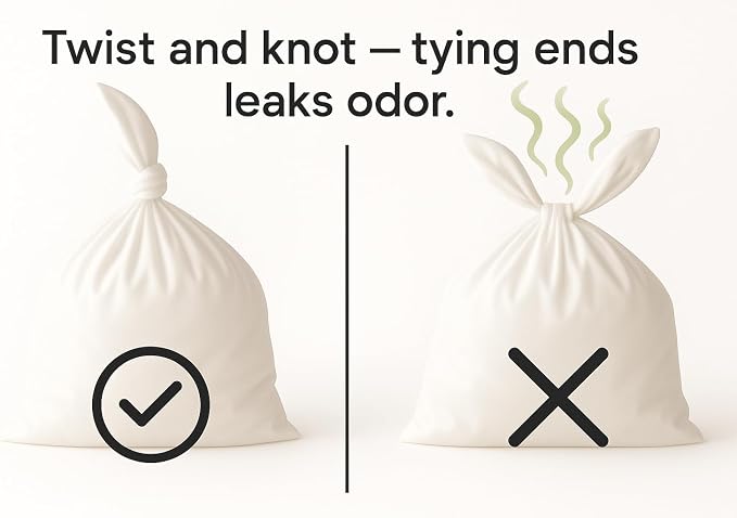 BOS Amazing Odor Sealing Cat Waste Disposal Bags - Image 6