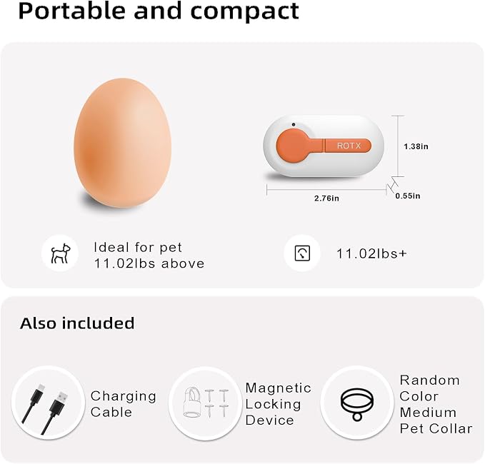 ROTX Dog GPS Tracker Real-time Tracker Alerts Virtual Fence Location Dog Cat - Image 9