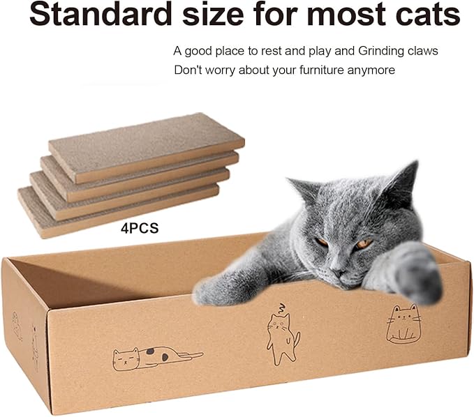 4 Packs in 1 Cat Scratch Pad - Image 4