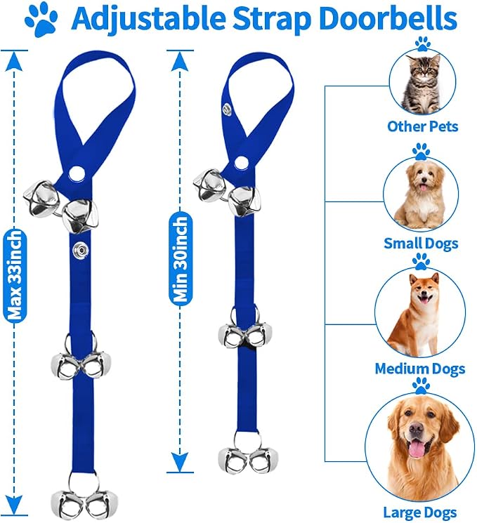 2 Pack Dog Doorbells, Pet Training Bells - Image 4