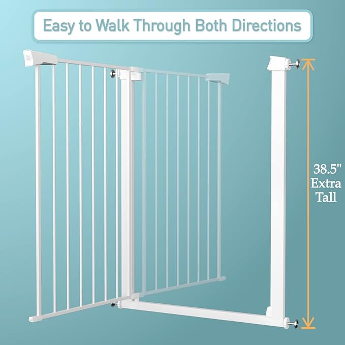 Fairy Baby 38" Extra Tall Pet Gate - Image 9