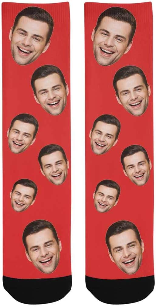MyPupSocks Custom Personalized Photo Pet Face Socks, Cat and Dog Tracks Paws - Image 4