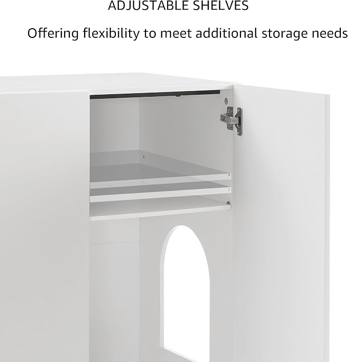 unipaws Tall Cat Litter Box Enclosure - Image 5