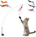 Cat Wand Toys, Interactive Bird Simulation Cat Toy by jiafeipet