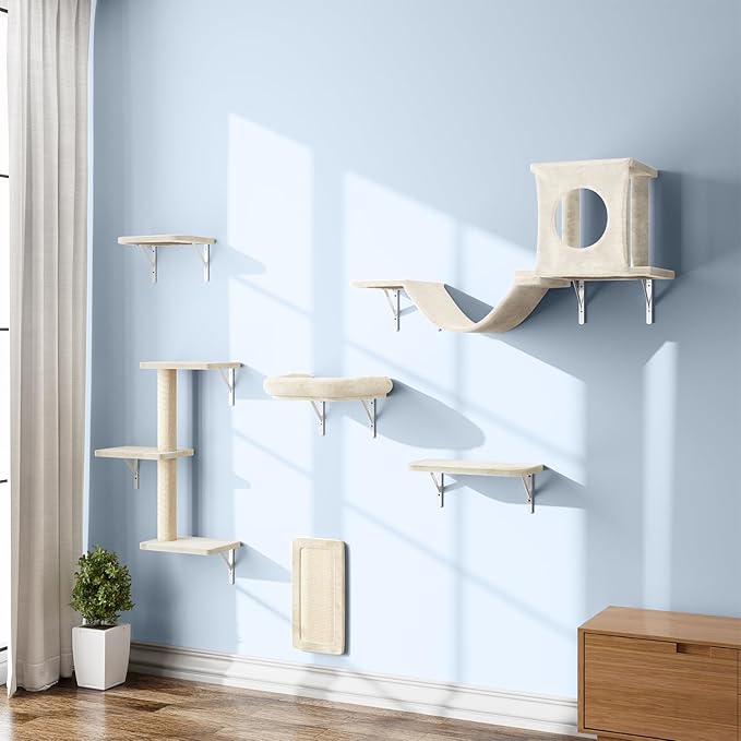 NUNU LAB Cat Wall Shelves, Indoor Cat Furniture - Image 2
