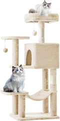 Sweetcrispy 44 inch Cat Tree Tower, Small Cat Climbing Tower by Sweetcrispy