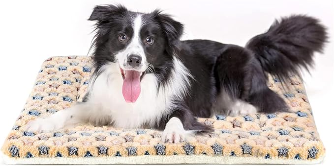 Mora Pets Dog Bed Crate Pad Ultra Soft Pet Bed by MoraPets