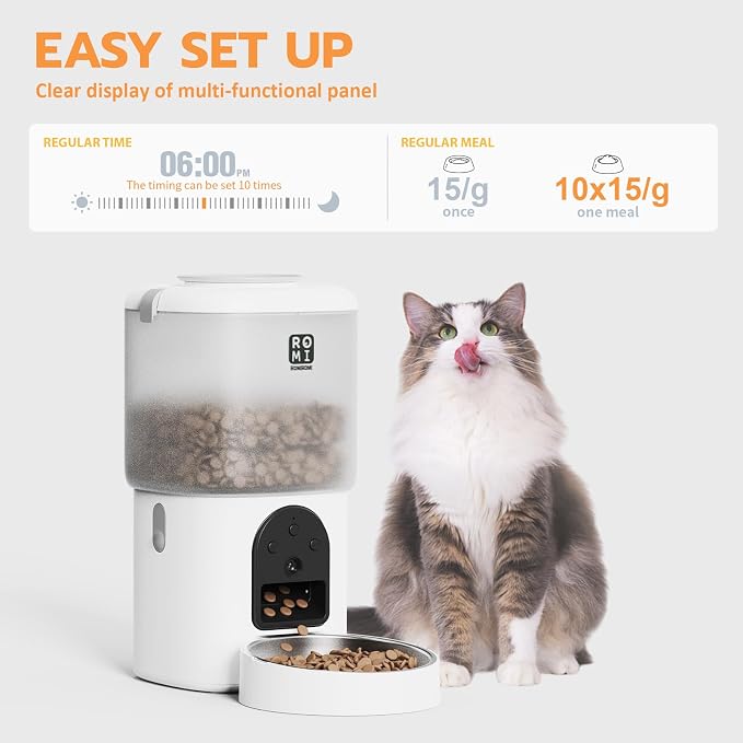 Romiromi 7L 2-in-1 Automatic Cat Feeder - Image 8