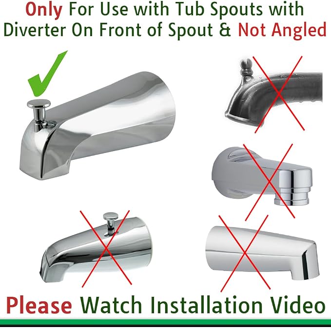Wondurdog LARGE Sized Bathtub Spout and Garden Hose Attachment Dog Wash Kit - Image 4