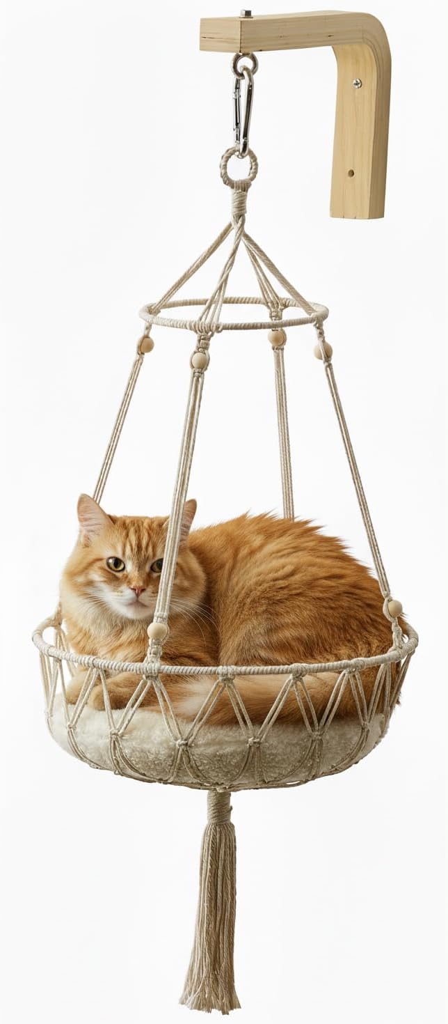 Cat Wall Shelves for Cat Wall Steps, Wooden Floating Modern Mounted Space - Image 2