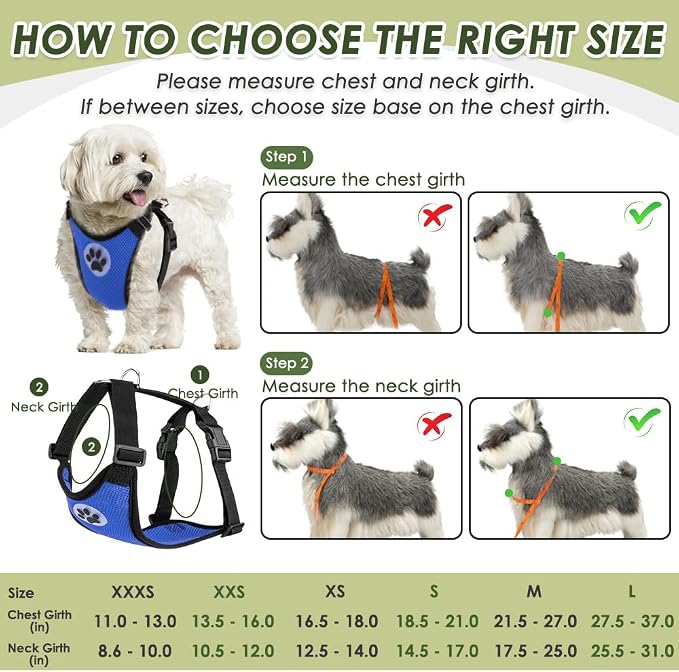 SlowTon Dog Seat Belt Harness for Car, Dog Car Harness Adjustable Mesh - Image 5