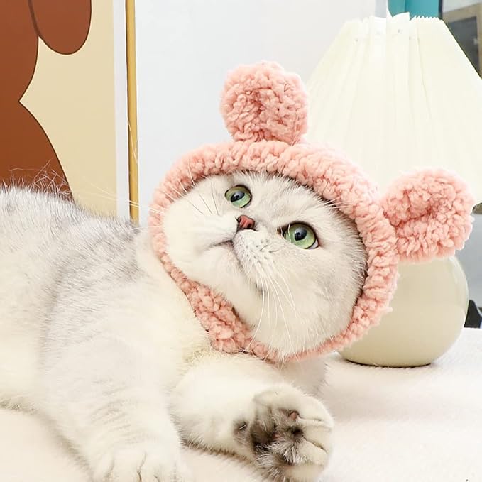 JOICEE Cute Cat Costume Warm Bear Hat - Image 5