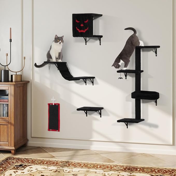 COZIWOW Wall-Mounted Cat Tree | Space-Saving Feline Furniture - Image 9