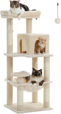 Cat Tree for Indoor Cats, 45.7" Multi-Level Cat Tower by MUTTROS
