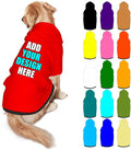 Customized Dog Hoodie with Name Logo Personalized Text Soft & Warm by Mynvzrk