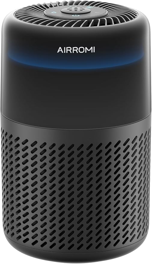 AIRROMI HEPA Air Purifier for Bedroom&Home, Pet Air Purifier for Home Pets by AIRROMI