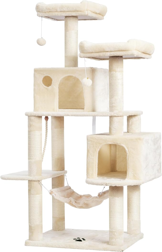 Hey-brother Large Multi-Level Cat Tree Condo Furniture - Image 9