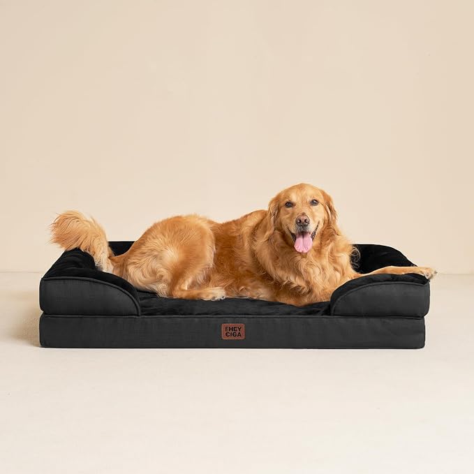EHEYCIGA Orthopedic Dog Bed for Medium Dogs, Waterproof Memory Foam Medium Dog - Image 9