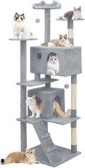 Athena Collection Cat Tree, 77 Inch Cat Tower by AthenaCollectionFurniture