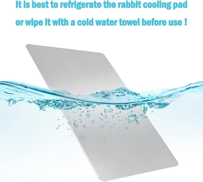 KABASI Rabbit Cooling Pad, Hamster Cool Plate Ice Bed, Pet Cooling Mat - Image 2