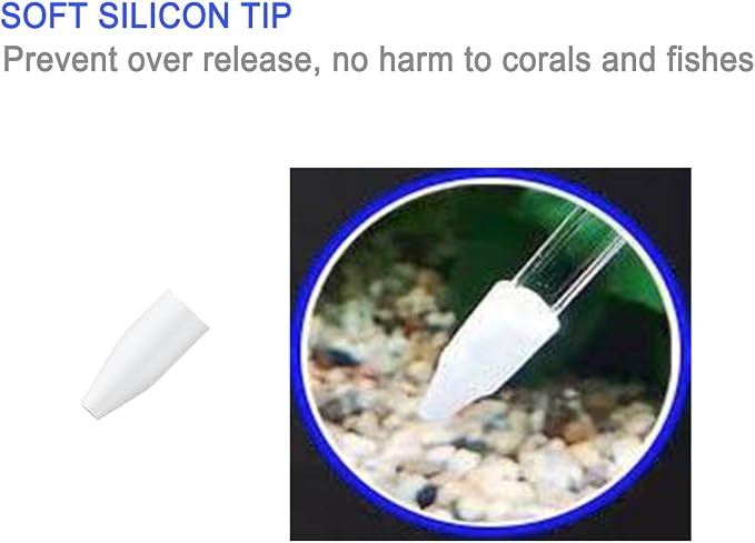 17.7inch Aquarium Siphon/Fish Feeder/Tank Cleaner/Coral Feeding Tube/Water - Image 4
