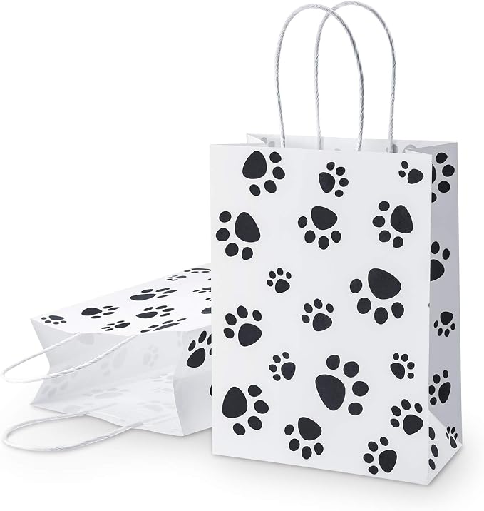 Blulu 20 Pcs Puppy Dog Paw Gift Bags - Image 3