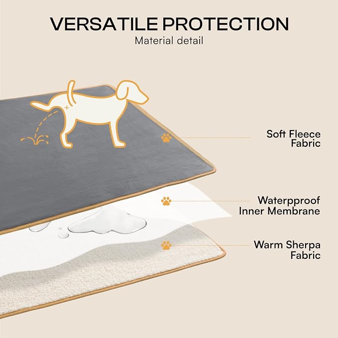 Luciphia Waterproof Pet Blanket, Liquid Pee Proof Dog Blanket - Image 4