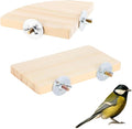 2PCS Bird Perch Platform Flat, Fan Shape and Rectangle Bird Cage Platform by Unknown