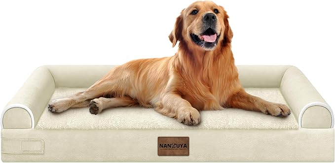 Large Dog Bed Orthopedic Washable: Beds Bolster XL Bed Big XLarge Dogs Egg by Nanuya