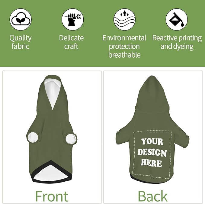 Personalized Dog Hoodie, Custom Dog Costumes - Image 4