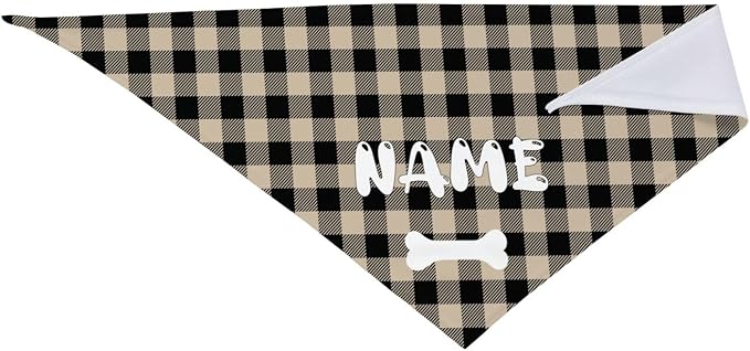 Custom Dog Bandanas with Your Text Logo Name Image Personalized Neckwear - Image 5