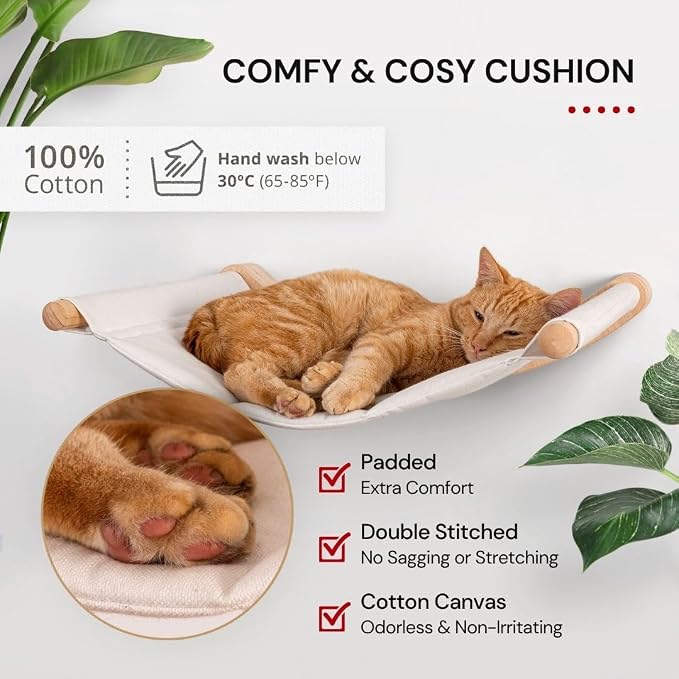 7 Ruby Road Cat Hammock Wall Mounted - Image 4