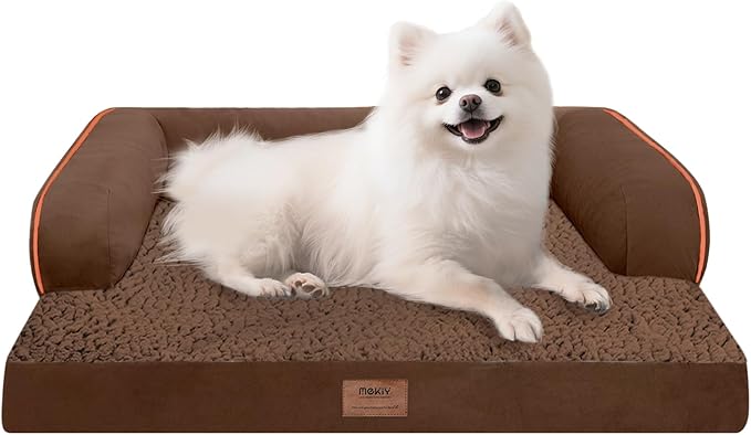 Small Dog Bed Orthopedic Washable Cat Bed Memory Foam Small Couch Sofa Indoor by Mekiy