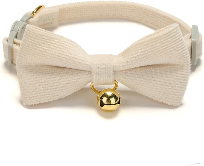 2 Pack Soft Corduroy Cat Collars - Image 2