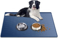 Large Dog Mat for Food and Water, 31.8"x23.8" Silicone Pet Feeding Mats by Goldleaf