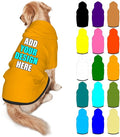 Customized Dog Hoodie with Name Logo Personalized Text Soft & Warm by Mynvzrk