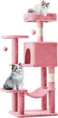 Sweetcrispy 44 inch Cat Tree Tower, Small Cat Climbing Tower by Sweetcrispy
