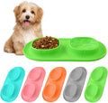 Small Size Puppy Dog Bowls: Food and Water Bowls Set by HOYEHOLA