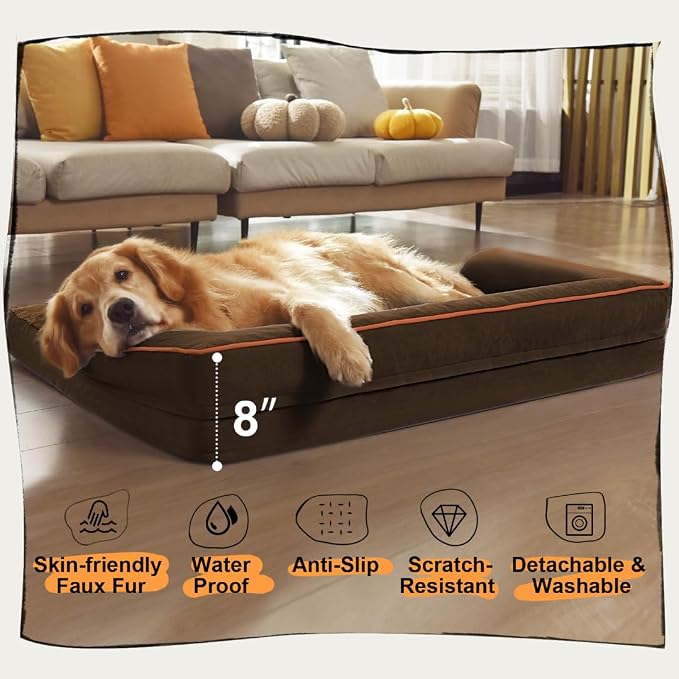 Large Dog Bed Orthopedic Washable - Image 6