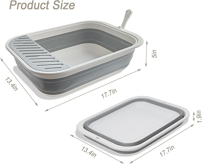 Collapsible Small Cat Litter Box - Image 2